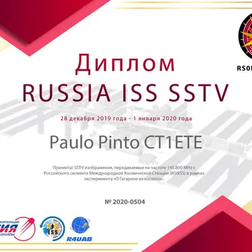 #iss #sstv #awards @Space_Station @ARISS_status