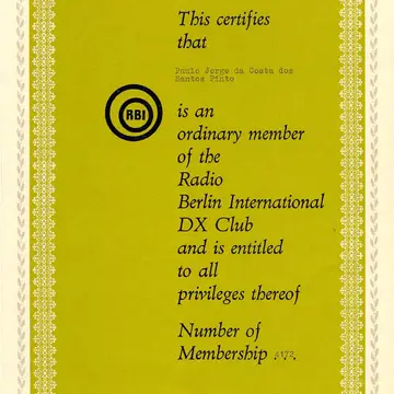 Remember this one? #swl #radioberlin #dx #diplom