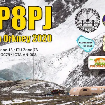 Nice card confirming my radio contacts with VP8PJ Expedition to South Orkney in 2020 #hamradio #dx #vp8pj