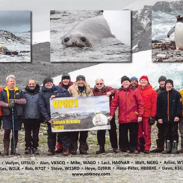 Nice card confirming my radio contacts with VP8PJ Expedition to South Orkney in 2020 #hamradio #dx #vp8pj