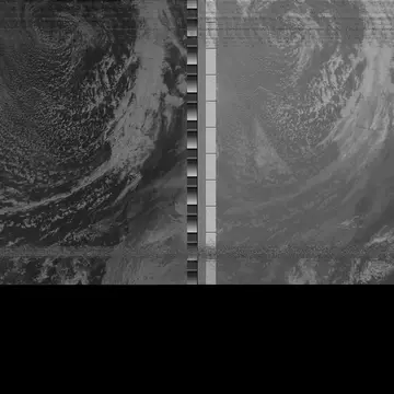 NOAA-18 2020-10-25 10:47:57 #meteo #satellites #satnogs
