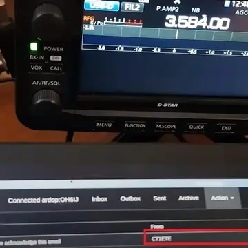 Happy to see my email on Julian's Pat WinLink Cross Platform system @OH8STN Check his wonderful IC-705 video at