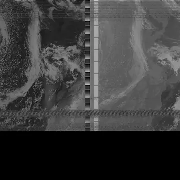 NOAA 18 @ 1104z #satnogs #weather