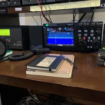 I try to make a QSO every year on this day. Today was no exception. Thanks to RK22NY @ 21MHz CW #hamradio #cw #flexradio