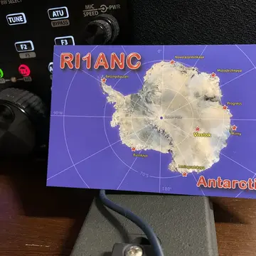 I have a passion for #antarctica QSO’s #hamradio