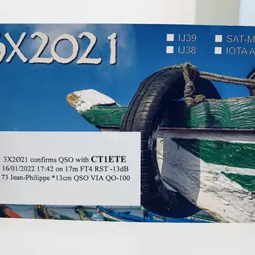 QSL cards are always nice