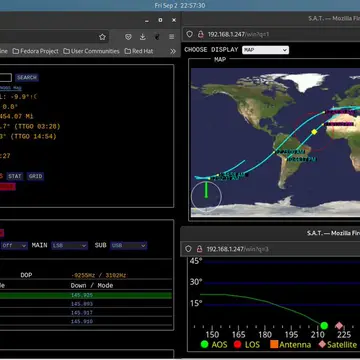 S.A.T. web interface is cool #hamradio #satellites