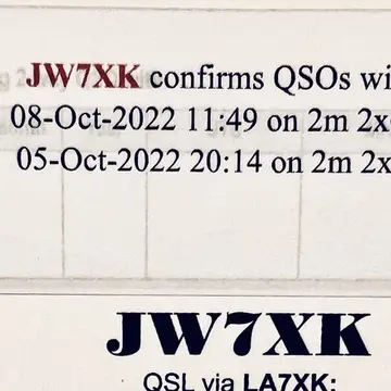 Thanks Halvard for beautiful QSL from Svalbard #amsat