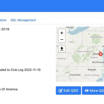 Nice QSO info from #cloudlog #amsat #hamr