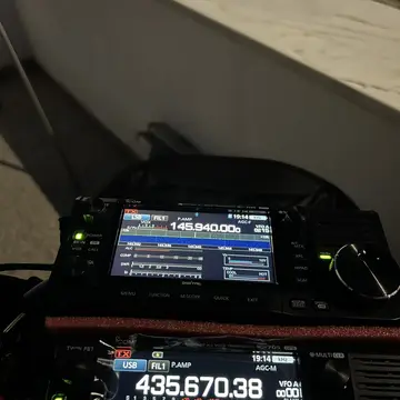 First test with headset. Signals were nice, despite strong interference from street led lamps. Thanks to @iw7dol @DK9JC …
