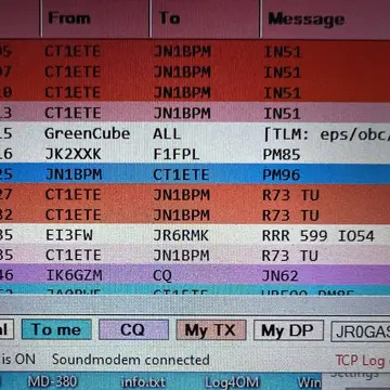 After so many time trying to align availability, I’ve logged @JN1BPM on my GC logbook. Many thanks Hideki San #amsat