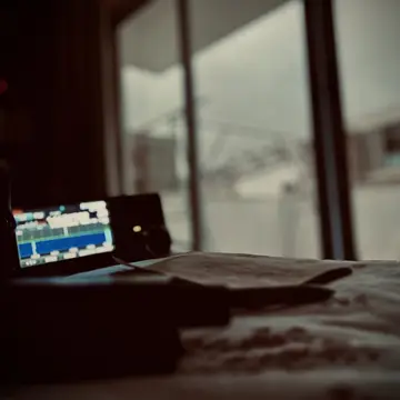 A grey and rainy day and a radio #hamradio