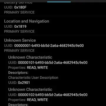 Hasta aquí he venido pero ahora la única cosa que puede hacer es pressionar lungo y cambiar el nombre del UUID, pero no …