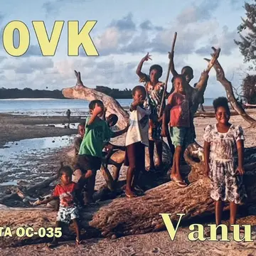 Nice QSL from #vanuatu #hamradio