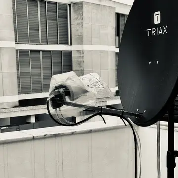 On a rainy day, I am experimenting with a new 80cm dish from Triax. Signals are slightly better than with my 85cm …