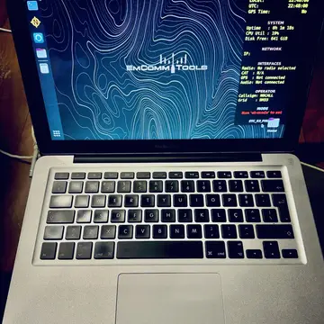 Just got emcomm tools installed on my MacBook Pro 2012 #emcomms #linuxonmac