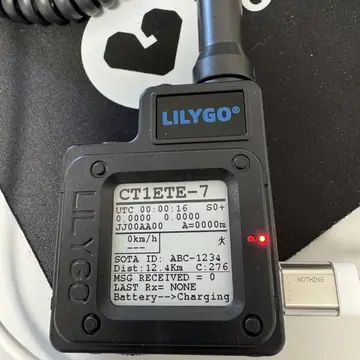 Just flashed the amazing piece of firmware for APRS LoRa by CA2RXU @richonguzman #aprs #lora #lilygo